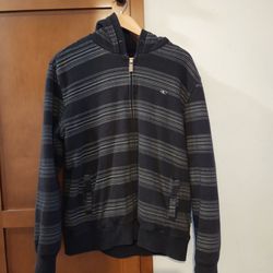 Mens Oneill full zip sherpa jacket hoodie. Large