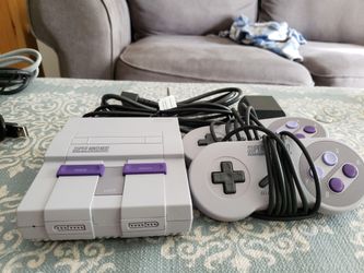 Authentic Super Nintendo classic with 250 built in games