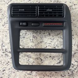 97-02 Chevrolet Camaro Z28 SS Dash Radio Trim Bezel w/ SGS Switch & Blank Insert