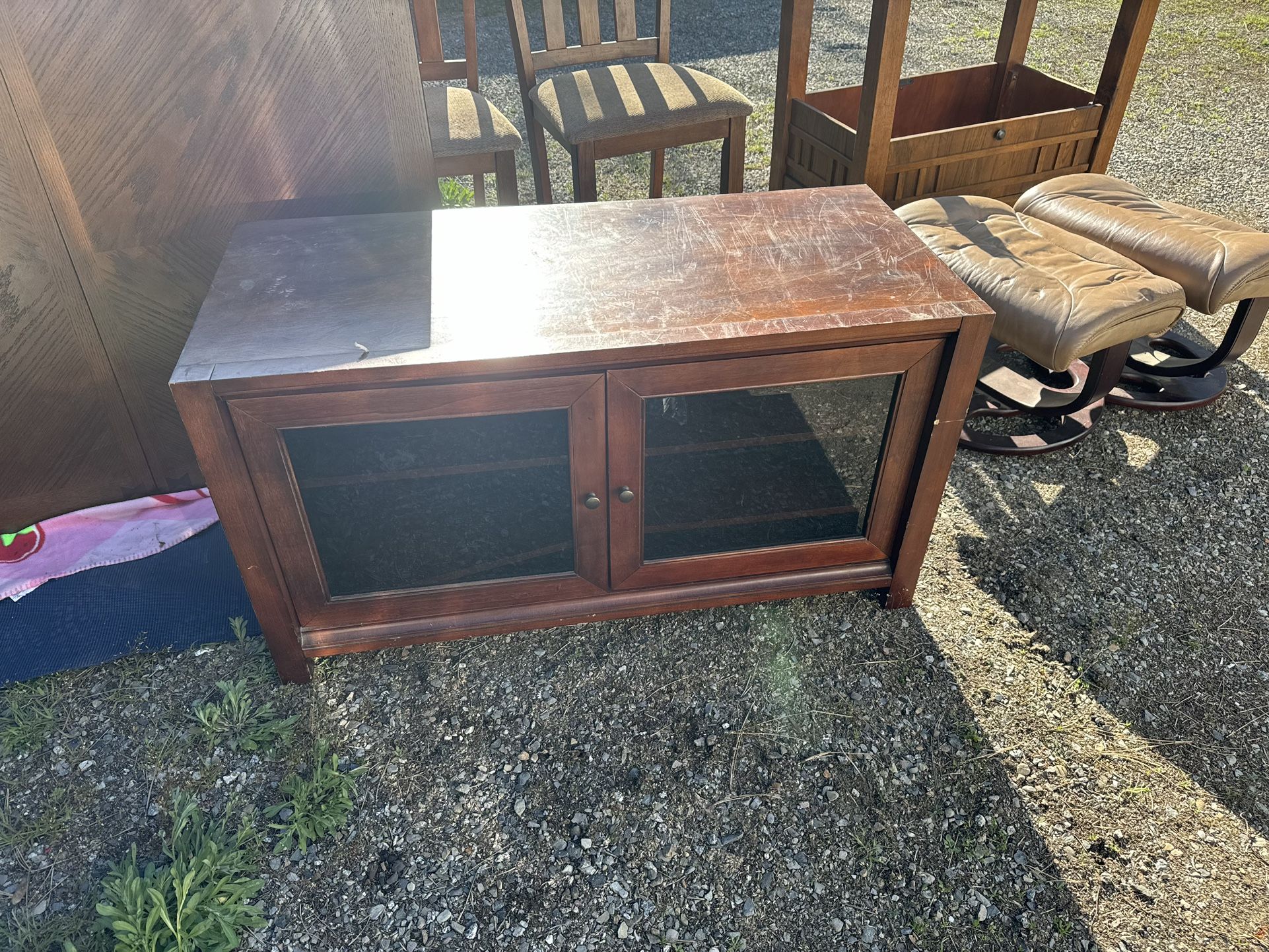 Solid Wood Tv Stand 