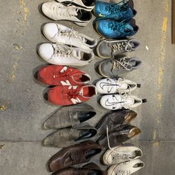Men’s Shoes Reseller Lot; 10 Pairs Nike Puma Dress Shoes