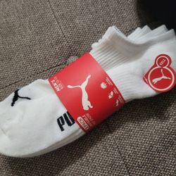 Brand New Puma Socks 3 Pairs