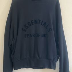 Black essentials hoodie