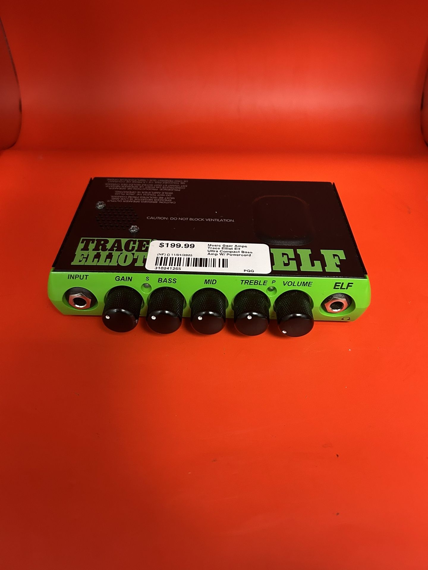 Trace Elliot ELF Ultra Compact Bass Head Amplifier