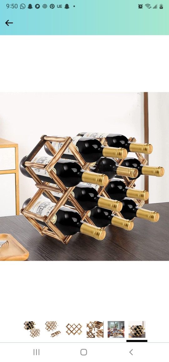 Wood Wine Rack Holder