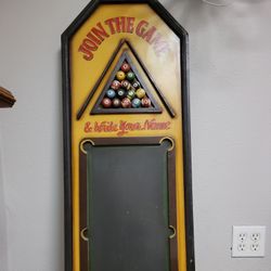 Pool Hall Decor