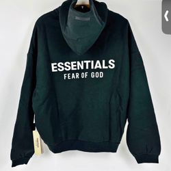 Black Essentials Hoodie 