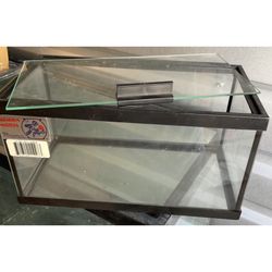 2 Gal Glass Aquarium Fish Tank Used VG Condition
