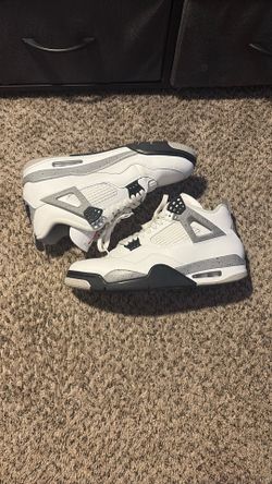 Jordan 4 White Cement sz12