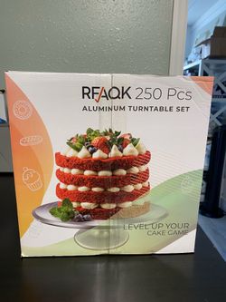 250 PCs Aluminum cake decorating kit tools