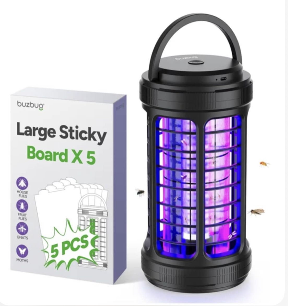 Brand New Indoor Bug / Fly / Mosquito / Gnat Trap With Sticky Boards 