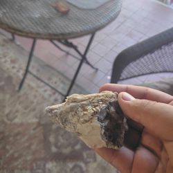 Rock with mica shards