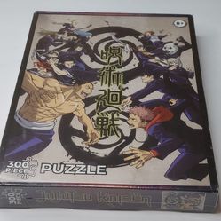 Jujutsu Kaisen 300pc 13.78" x 19.69" Puzzle with Poster Item #2736 (2022)