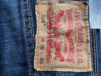 LEVI  STRAUSS Denim jeans  514  W36 L30