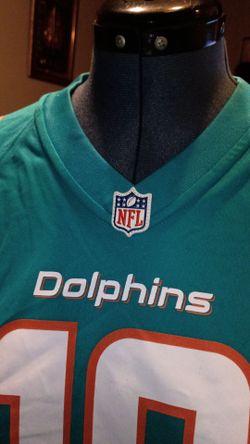 NIKE MIAMI DOLPHINS #10 TYREK HILL XL FOOTBALL JERSEY PRE OWNED