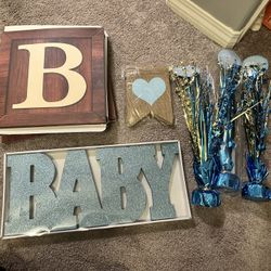Baby shower decor