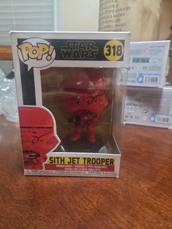Funko star wars with jet trooper