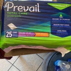 Total care under pads 25 count