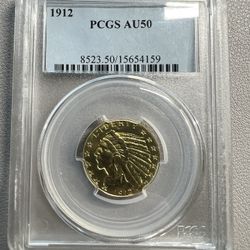 1912 $5 Indian Head PCGS
