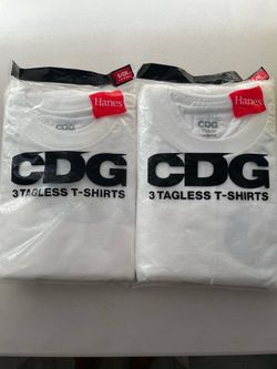 Comme des Garçons Hanes 3 pack T Shirts CDG