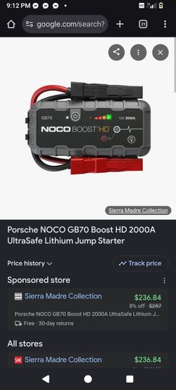 Noco battery jumper