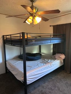 QUEEN bunk bed set- frame only.