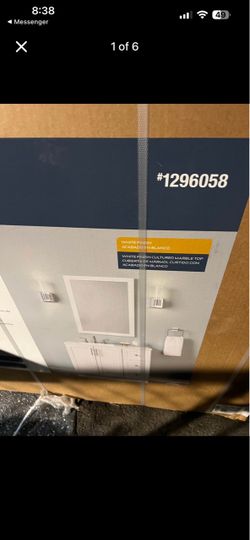 36 inch vanity brand new comes with mirror also