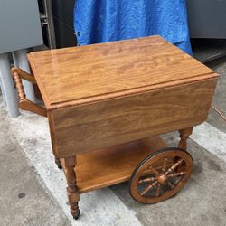 Antique Tea Cart Table