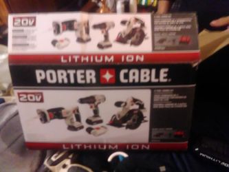 Set of drill and saw lithium