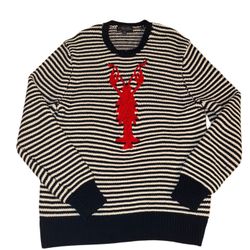 Brooks Brothers Lobster Mens XL Knit Sweater 
