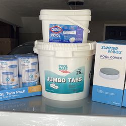 Swimming Pool Accessories (Chlorine, Covers, Filters!) - ⬇️DETAILS/PRICING IN DESCRIPTION⬇️