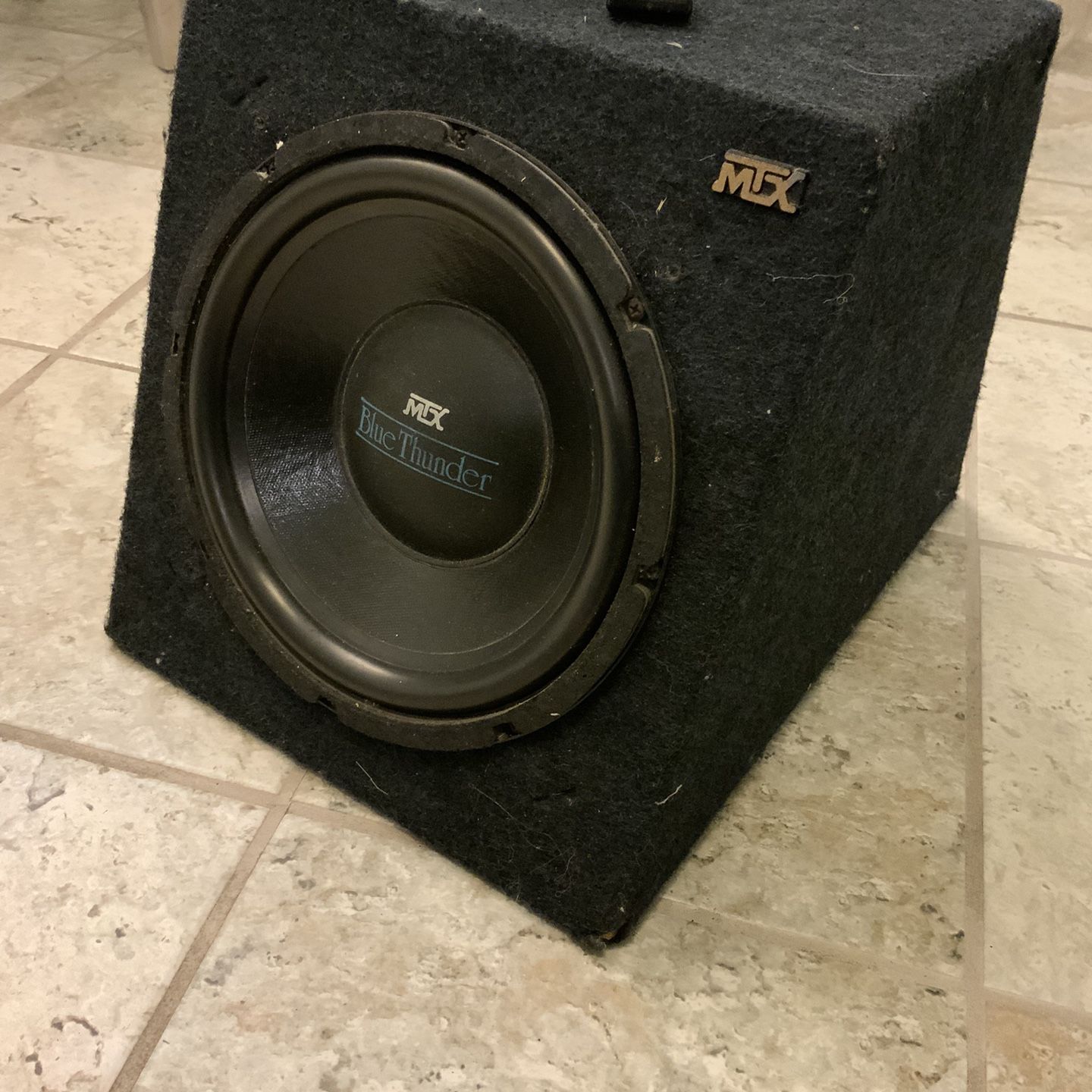 MTX Blue Thunder Old School 10” Subwoofer With Sealed Box for Sale
