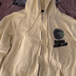Insomniac Hoodie Sweater Mens Yellow Nocturnal Wonderland Rave Full Zip