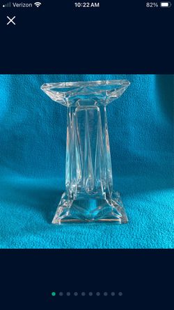 PARTYLITE “Quad Prism Pedestal” Candle Holder/Vase