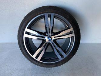 🔥 BMW 20" Rear M Sport Style 648M Wheel & Tire OEM G11 G12 G32 Refurbished 🔥