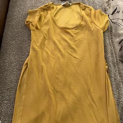 Long slit shirt and skirt