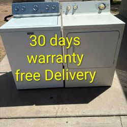 Maytag Washer And GE Electric Dryer Set