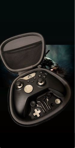 Xbox Elite Series 1 Wireless Controller (Model 1698) w/ Case & Paddles