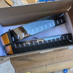 Chevy GMC Express Savana 1500  03-14 / Express Savana 2500 / 3500  03-23 Pair Sequential Start Up LED DRL Turn Signal Bumper Lights