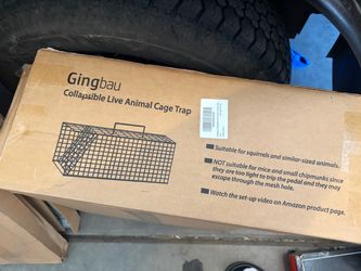 Gingbau Collapsible Live Animal Cage Trap
