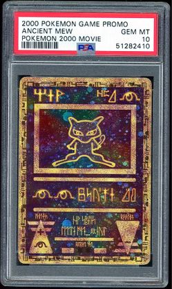 PSA 10 Ancient Mew 2000 Pokemon game movie promo