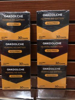 hearing aide batteries size A312