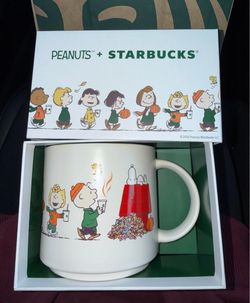 Peanuts x Starbucks Ceramic Coffee Mug 16oz