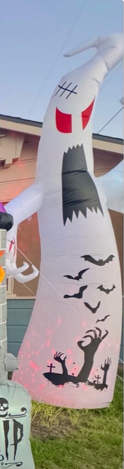 Large Halloween Inflatable Ghost Yard Decoration