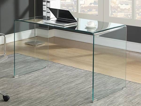 Modern All Glass Desk ONLY $450-SALE! Best Prices!