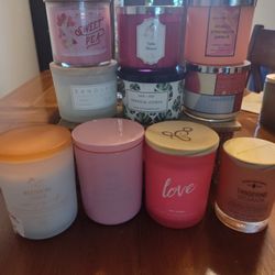 LOT OF 10 CANDLES
