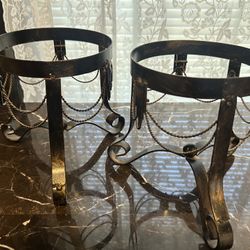 Wrought Iron Decor Holders