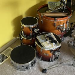 Vintage Pearl session custom Drum Set Kit