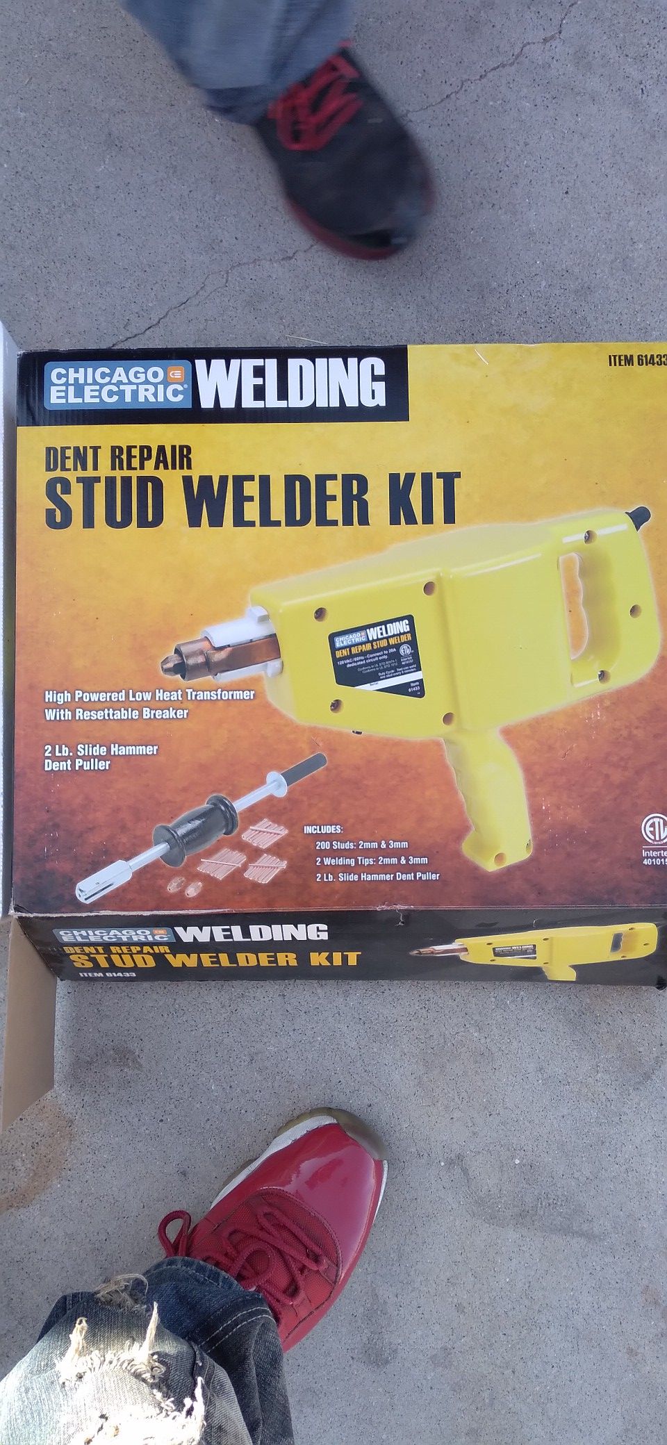 Stud welder kit dent puller