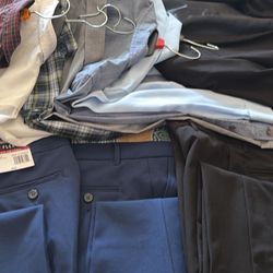 Big Boys Clothes Some New With Tags Some Worn Once.